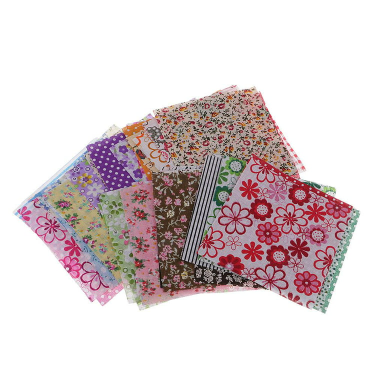 Lot Of 120 5 X 5 Fabric Squares, For Quilting/Crafts All Different
