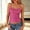 Hot Pink, variant on Women's Sequin Spaghetti Strap Tank Top Adjustable Shiny Party Clubwear Camisole Top