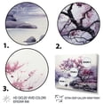 thumbnail image 3 of Designart "Purple Tree Dusk Euphony Landscape II" Landscape Trees Floater Framed Wall Art Print, 3 of 7