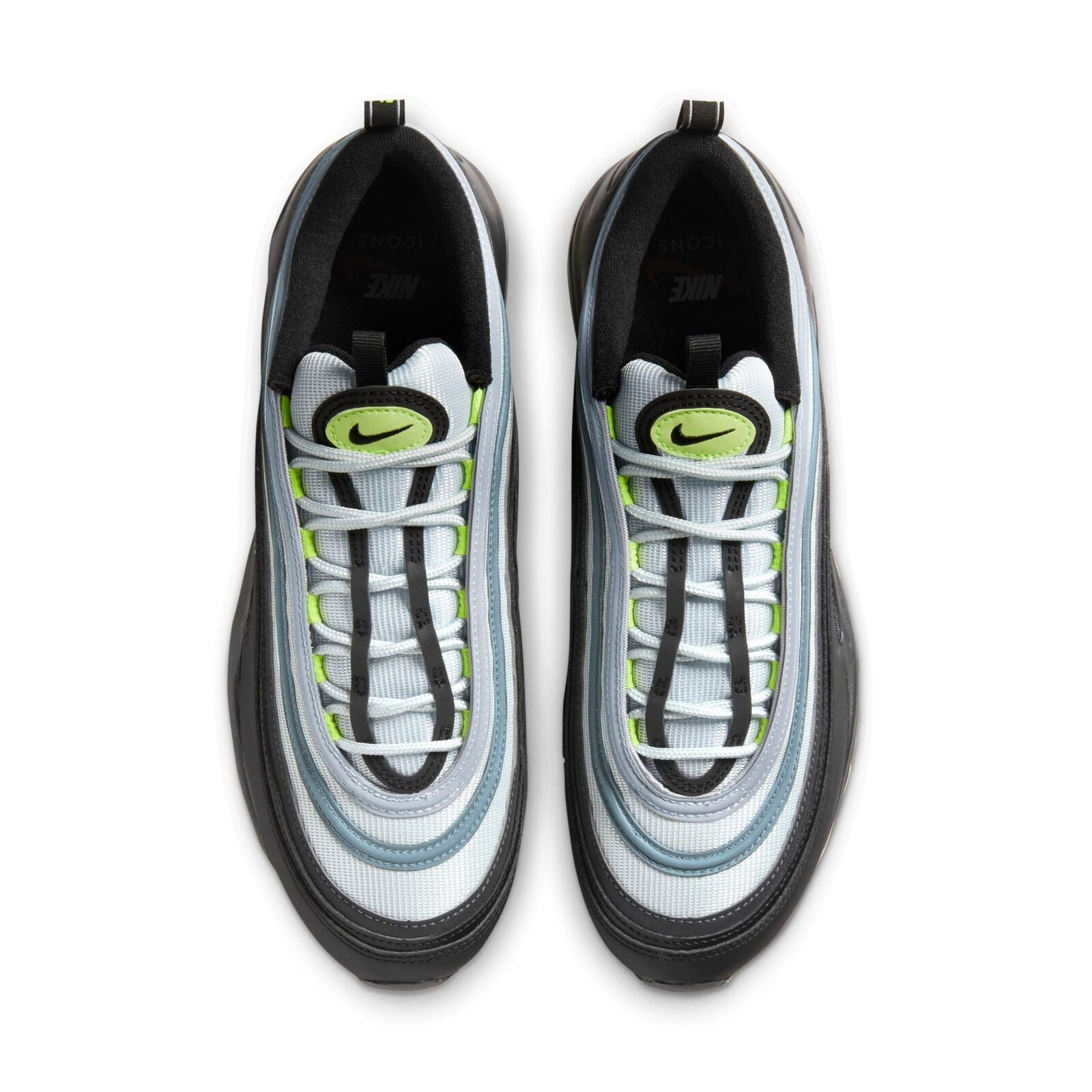 Nike Air Max 97 Icons Mens Size 10.5 Volt Platinum Black Green DX4235-001 f6058d4f56ae40cca575421cb9a92e  main image 2