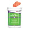 Stoko 10" X 12" Canister Red Kresto Kwik-Wipes Cherry Scented Extra Heavy Duty Waterless Hand Wipes (75 Count Per Pack)