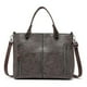 thumbnail image 2 of Reusable Shopping Bags Casual Tote Female Handbag All-Matching PU Handbag for Adult Teens, 2 of 2