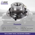 thumbnail image 3 of SCITOO Compatible with 515041 Front Wheel Hub Bearing Assembly fit 1996 1997 1998 1999 2000 Chevy GMC 8 Lugs w/ABS, 3 of 4
