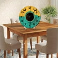 thumbnail image 5 of ZXCXRQFa Colorful Wooden Coffee Cup Wood Wall Clock Silent Non-Ticking Kitchen Desk Clock Battery Operated Analog Decorative Round Clocks 10 in Garden Home Decor, 5 of 7