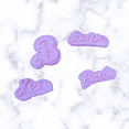thumbnail image 3 of Doll Barbie Name Cookie Cutter and fondant Cutter Debosser, 3 of 4