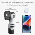 thumbnail image 3 of 16.8v Cordless Electric Angle Grinder, 9000r/min Lithium Battery Mini Polishing Grinder, Diamond Cutting Power Grinder, 3 of 9