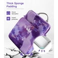 thumbnail image 4 of Funda para portátil MoKo 14" Purple Starry Sky con correa, 4 of 7