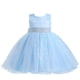 thumbnail image 1 of Vestido Para Niñas, Ropa Para Niñas, Vestido Para Niños, Vestido De Princesa Sin Mangas, Pajarita, Flores De Encaje, Vestido De Malla, Vestido Con Mechones, Azul Odeerbi LM103-2257, 1 of 9
