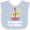 Blue and White, variant on Inktastic Grandpas First Mate Girls Pink Sailboat Girls Baby Bib