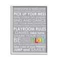 thumbnail image 2 of Stupell Industries Playroom Rules for Everyone Typography, 16 x 20,Design by Ellen Crimi-Trent, 2 of 5