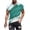 Green 1, variant on Afuyipoi Graphic T-Shirt Mens,Modern Prints Short Sleeve Crew Neck Relaxed Casual Soft Tees Dark Blue 3XL