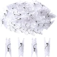 thumbnail image 1 of 100 Pcs Mini Pinces Suspendues en Plastique Transparent, 1 of 3