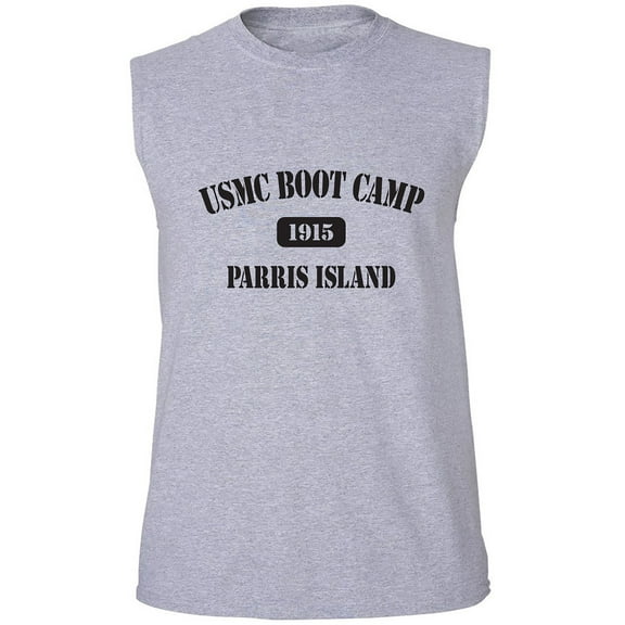 USMC Boot Camp Parris Island Adult Sleeveless Tee