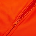 thumbnail image 3 of 3C Products ANSI/ISEA 107-2015 Class 3 Ultra Soft Fleece Safety Orange Hoodie Jacket with Front Zipper Closure & Black Bottom - SAJ6800-5XL, 3 of 5