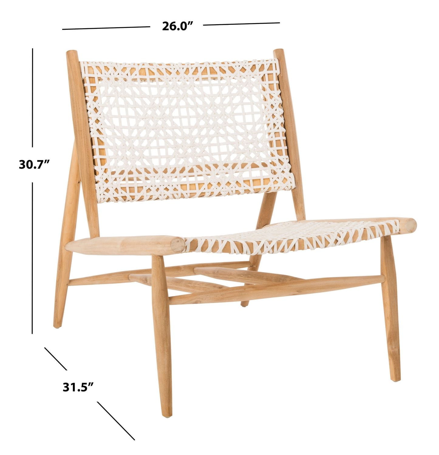 Safavieh Bandelier Leather Accent Chair