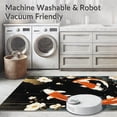 thumbnail image 5 of ODIKA 5'x7' Machine Washable Non-Slip Area Rug, Koi Fish Intricate Design High Traffic Rug, Orange, 101961, 5 of 7