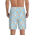 thumbnail image 5 of Cauagu Corgi Dog 1 Print Pajama Bottoms for Men Sleep Pajama Shorts Elastic Waistband Sleep Pajama Short Men's PJ Shorts -3X-Large, 5 of 6