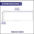 thumbnail image 2 of Whole Parts White Refrigerator Fresh Food Door Gasket (Magnetic Strip Inside), Part# WPW10247884 - Replacement and Compatible with Some Ikea, Kenmore, Kitchen Aid, Maytag and Whirlpool Refrigerators, 2 of 8