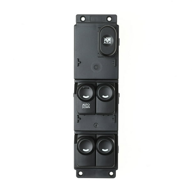 Riwesomey Interruptor de ventana, pequeño regulador eléctrico, ventanas, coche, controlador de botón duradero, Control eléctrico trasero Paneles de instrumentos para automóviles
