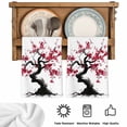 thumbnail image 5 of Plum Tree Branches Kitchen Towels Set of 2, Spring Chinese Traditional Ink Painting Absorbent Dish Towels for Kitchen, Microfiber Hand Towel, Quick Drying Tea Towel for Cleaning Decorative Dishcloths, 5 of 7