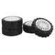 thumbnail image 2 of Neumáticos de ruedas RC para neumáticos de ruedas 1/10 Blanco Negro para TT01 Amonsee Otros, 2 of 8
