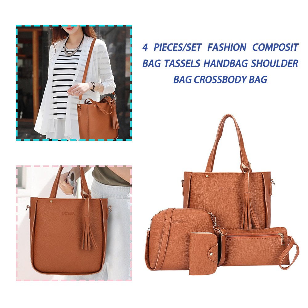 shoulder bag with tassels