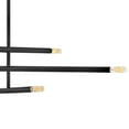 thumbnail image 3 of 83195BK Lark Millie - 6 Light Convertible Chandelier In Modern and Mid-Century Modern Style-8.5 Inches Tall and 35.75 Inches Wide-Black Finish, 3 of 17