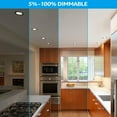 thumbnail image 2 of TORCHSTAR 12-Pack 5CCT LED Recessed Ceiling Light, 6 Inch Ultra-Thin Dimmable Recessed Downlight with J-Box, ETL Listed, 12W, 1000lm, 2700K/3000K/3500K/4000K/5000K, 2 of 6