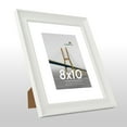 thumbnail image 6 of Scholartree 2PACK 8x10 Picture Frame , Display Photo 8x10 Matted to 5x7 Tabletop Picture Frame & Wall Frame, White, 6 of 8