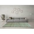 thumbnail image 3 of Ahgly Company Indoor Square Abstract Light Blue Contemporary Area Rugs, 6' Square, 3 of 4
