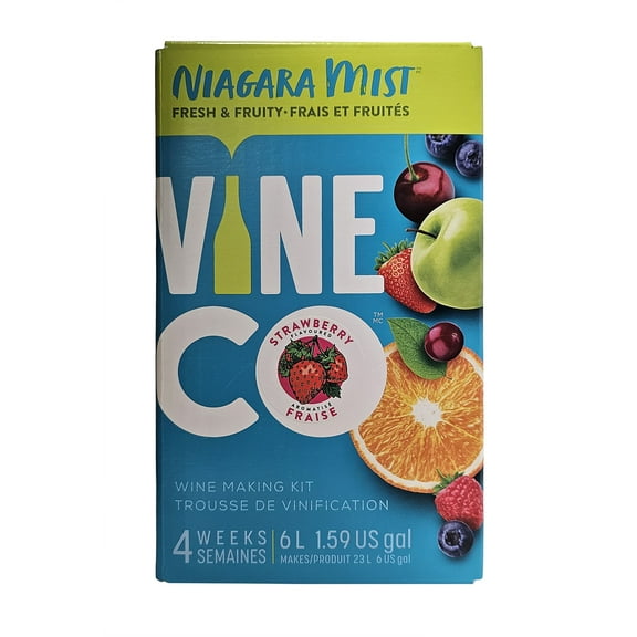 VineCo Niagara Mist Strawberry Wine Ingredient Kit