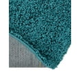 thumbnail image 5 of Unique Loom Solid Shag Collection Area Rug (7' 10" x 10' Oval Deep Aqua Blue), 5 of 7