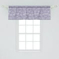 thumbnail image 2 of Ambesonne Butterfly Window Valance, Springtime Thrill Pastel, 54" X 18", Mauve White, 2 of 3
