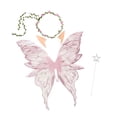 thumbnail image 2 of Alas de hada para adultos y niños, ligeras, accesorios para disfraz de Halloween, vestido elegante Rosa, 2 of 8