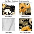 thumbnail image 4 of luoweisi Men's Beach Shorts Quick Dry Swim Trunks with Mesh Lining Panda Sunflower S, 4 of 5