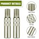 thumbnail image 4 of Oxidation Resistant High Shine Brass Metal Tire Valves Caps Secure Threaded Fit Rustproof Car Motorbike Accessories 2pcs, 4 of 5