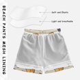 thumbnail image 3 of FORMRS Boys Swim Trunks Quick Dry Mesh Liner Boardshorts Sizes XS-XL, Halloween Black Pumpkins, 3 of 7