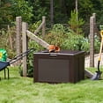 thumbnail image 4 of Rubbermaid 11" Width Deck Box, Medium, 74 Gallon, Brown, 4 of 8
