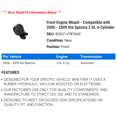 thumbnail image 2 of Front Engine Mount - Compatible with 2006 - 2009 Kia Spectra 2.0L 4-Cylinder 2007 2008, 2 of 2