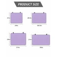 thumbnail image 4 of Stove Top Covers for Electric Stove, Purple Glass Stovetop Cover Protector, Modern Pure Lavender Purple Induction Cooktop Protector Oven Mat for Kitchen Countertop 31"x24", 4 of 8