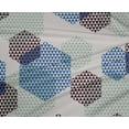 thumbnail image 4 of oneOone Tissu Polyester Lycra Vin Triangle & Hexagone Géométrique Matériel de Robe Tissu Imprimé Tissu au Mètre 56 Pouces de Large, 4 of 4