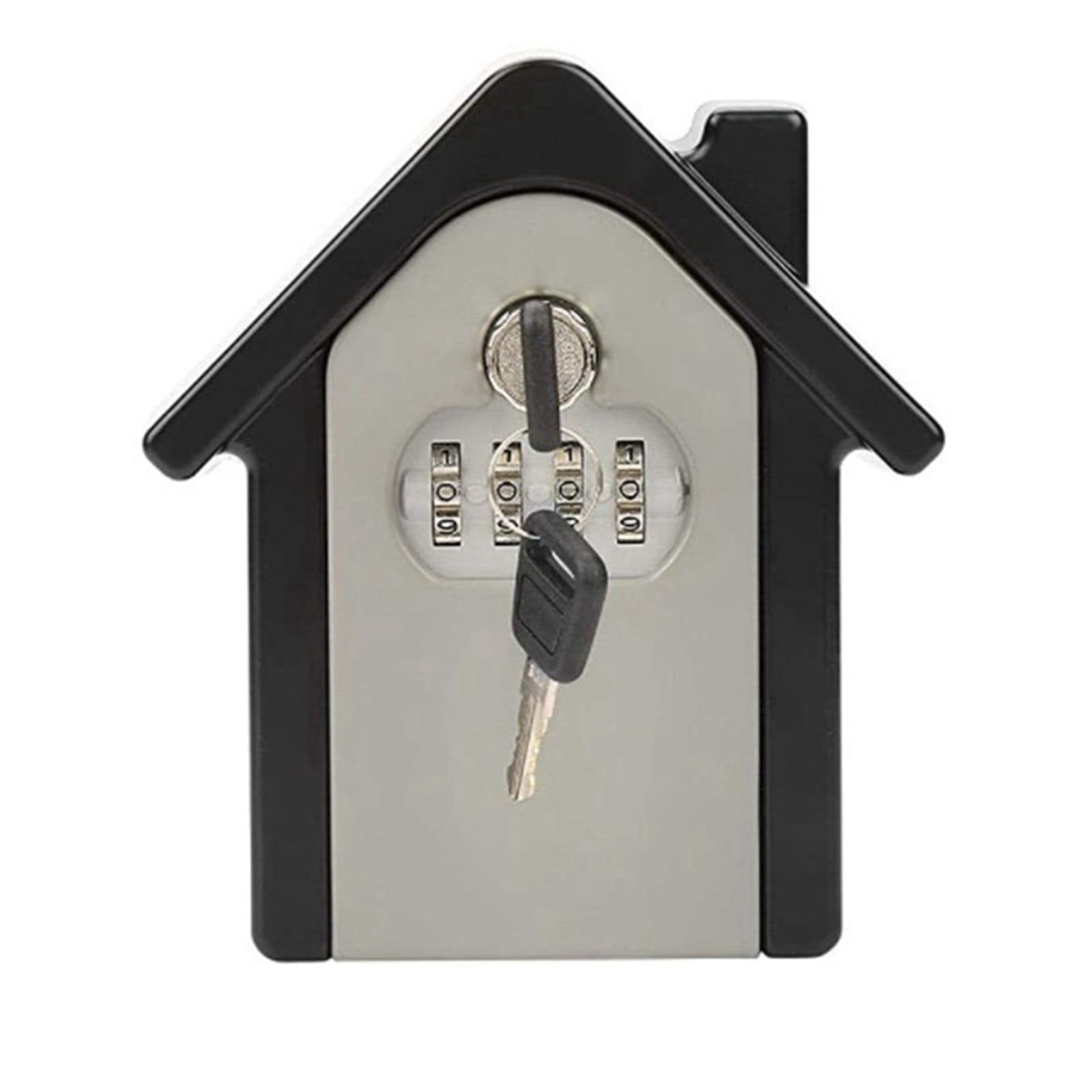 Aluminum Alloy Double Password Key Box Wall Safe,Simple and Easy to Use ,House, Apartment, Office Key Storage