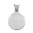 thumbnail image 4 of 14k White Gold Our Lady of Guadalupe Circle Pendant, 4 of 5