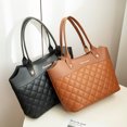 thumbnail image 4 of Bolso grande con forma de rombo, de moda europea y americana, para otoño e invierno, bolso de compras sencillo, bolso de mensajero para el hombro, 4 of 5