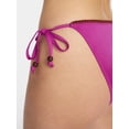 thumbnail image 4 of Time and Tru Women's Side Tie Bikini Bottoms, Sizes XS-XL, 4 of 5