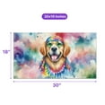 thumbnail image 5 of Hippie Golden Retriever Portrait Watercolor Tie-Dye Vintage Styles Doormat Goldens Dog Lover Gifts Idea Indoor Outdoor Welcome Mat - 00014, 5 of 5