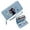 Blue, variant on GEEAD Large Capacity Wallet for Women Ultral-thin Long Wallet for Women whimsical night sky black kitten star-covered stone Valentine's Day, Mother's Day, Birthday Gifts Eyecatching Accessory