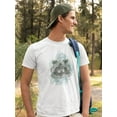 thumbnail image 2 of Raccoon Watercolor Design Men T-Shirt, Male Medium, 2 of 4