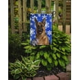 thumbnail image 2 of Winter Snowflakes Holiday German Shepherd Garden Flag, 2 of 2