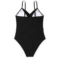 thumbnail image 2 of Traje De Baño De Una Pieza Con Tirantes Traje de baño de una pieza con tirantes para mujer, sin espalda, sexy, vacaciones junto al mar (negro S), 2 of 5